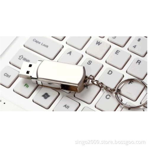 Glittery USB Disk Key Chain with Full Capacity